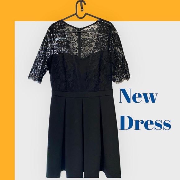 Black dress. Size 14. Worn once - Picture 1 of 1